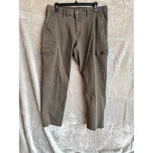 WEATHERPROOF Cargo Pants Olive Green Utility Pockets Men's Size 34W x 30L